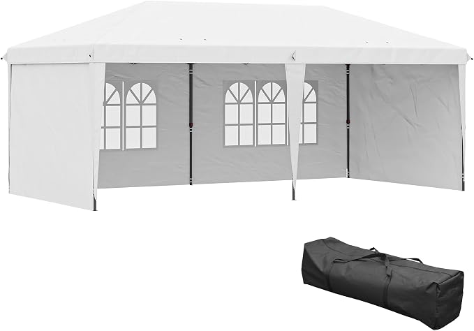 Outsunny 10' x 20' Pop Up Canopy Tent by Outsunny
