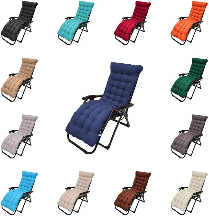 Patio Chaise Lounger Cushion, 61in Lounge Chair Recliners Chair Cushions - Image 6