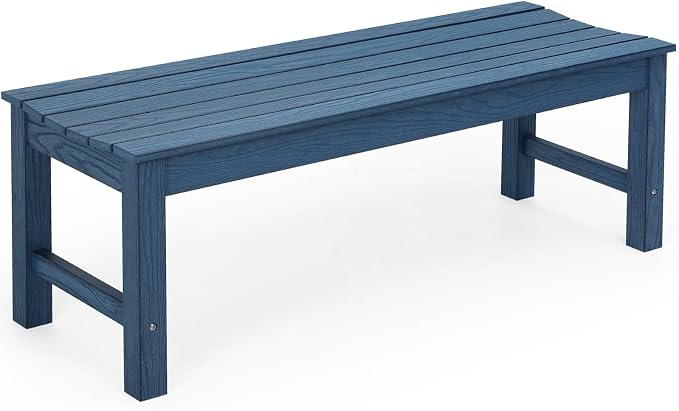 Stoog Outdoor Bench, 2-Person Patio Dining Bench, Waterproof Garden Bench by Stoog