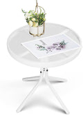 VINGLI Outdoor Side Table, Weatherproof Small Tables by VINGLI