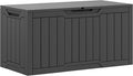 YITAHOME 100 Gallon Outdoor Storage Box, Large Water Resistant Resin Deck Box by YITAHOME