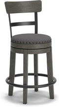 Signature Design by Ashley Caitbrook | Farmhouse Swivel 24" Counter Height by SignatureDesignbyAshley