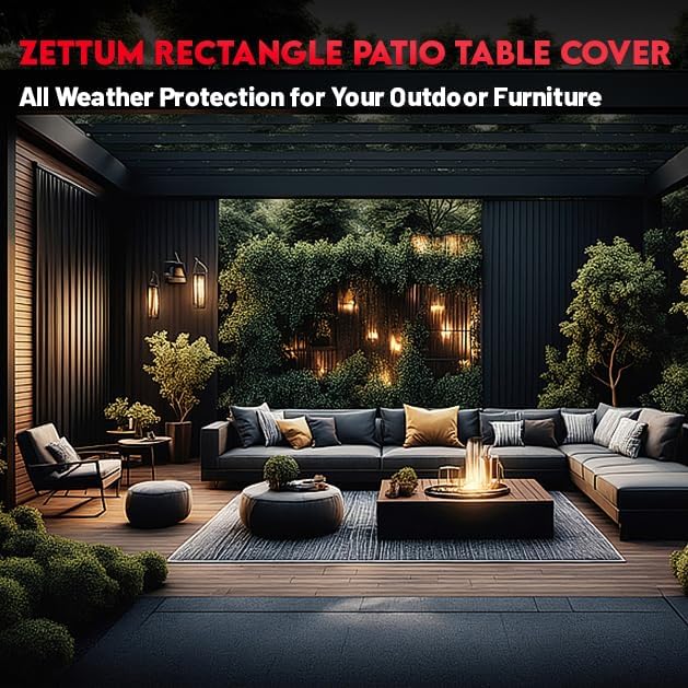 Zettum Patio Furniture Cover Rectangle - Image 7