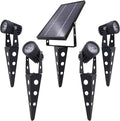 4-Spotlight Mini 50X Solar-Powered LED Spotlight, Outdoor Garden Yard Landscape by SolarLightMart