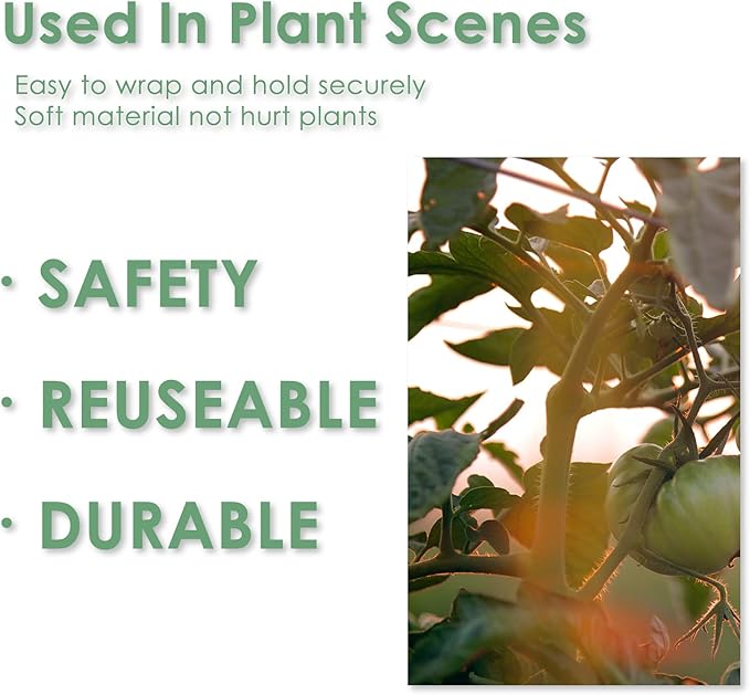 Garden Tie Green Tape, Plant Supports, Gentle On Plants - Image 4