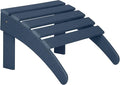 WO Home Furniture Adirondack Ottoman Outdoor Patio Footrest 13.5" Inch Folding by WOHomeFurniture