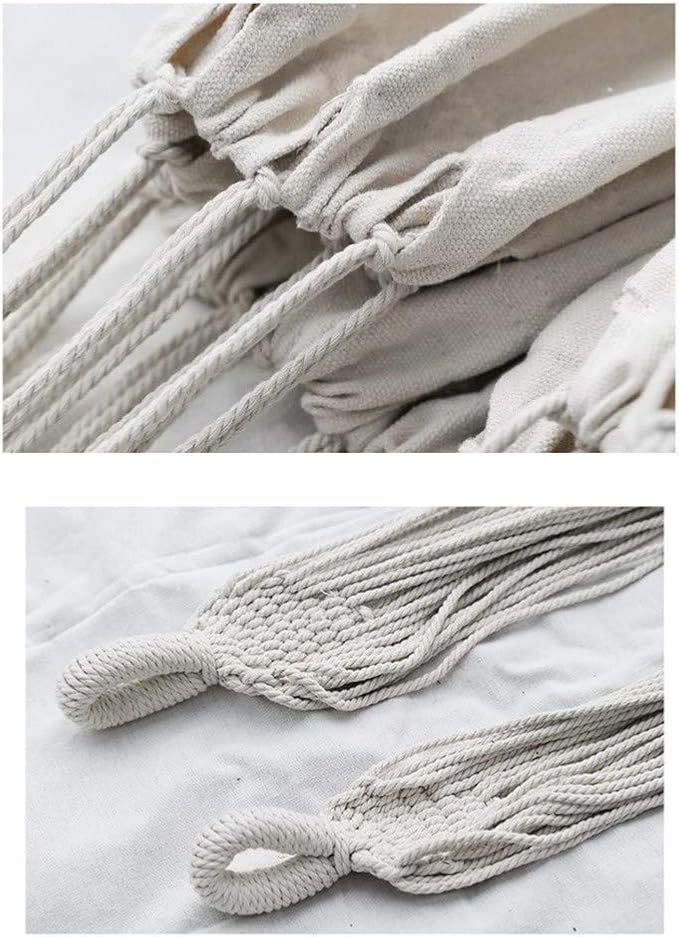 Hammock Brazilian Double Hammocks Soft Comfortable Fabric Cotton Canvas Hanging - Image 4