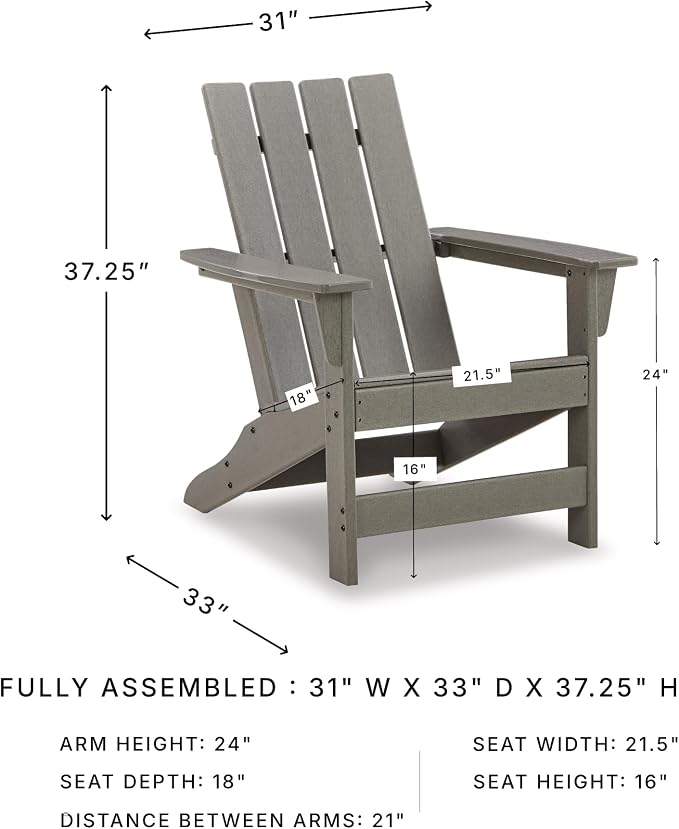 Signature Design by Ashley Visola Outdoor Patio HDPE Weather Resistant - Image 3
