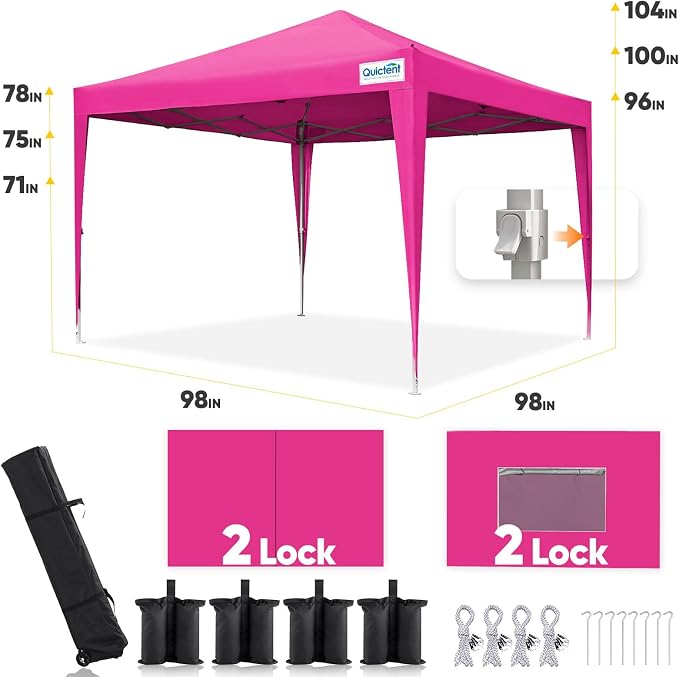 Quictent Privacy 8x8 Pop up Canopy Tent - Image 6