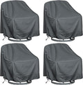 Outdoor Swivel Lounge Chair Cover 4 Pack, Waterproof Heavy Duty Outdoor Chair by HI%C2%B7%C2%B7%C2%B7YOURCOVER
