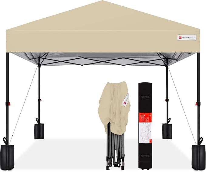Best Choice Products 10x10ft Pop Up Canopy Tent, Outdoor Shade, 1 Person 1 by BestChoiceProducts