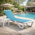 Kozyard Outdoor Chaise Lounge Chair, Full Flat Adjustable Patio Lounger by Kozyard