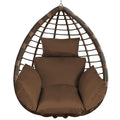 Egg Chair Cushion with Headrest, Hanging Basket Hammock Swing Seat Cushion by Zorpupoa