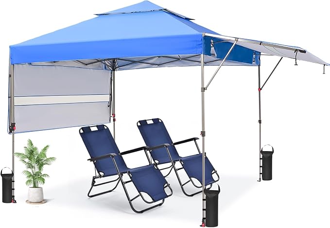 CROWN SHADES 10x10 Pop up Canopy Tent Patended Centerlock Instant Commercial by CrownShades