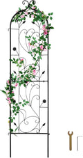 VEVOR 60 x 15 in, Rustproof Metal Garden Flower Trellis, Outdoor Climbing Rose by VEVOR