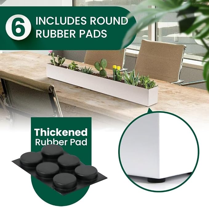 Window Sill Planter Box Trough Rectangle Planter Long Window Planters Modern - Image 4