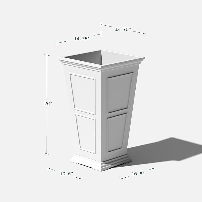 Veradek Fairmont Tall Plastic Planter - Image 3
