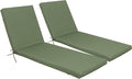 Only choice Outdoor Chaise Lounge Cushion Set of 2, Replacement Seat Cushion by ONLYCHOICE