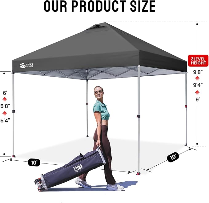 CROWN SHADES 10x10 Pop Up Canopy - Image 6