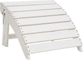 Sundale Outdoor Folding Plastic Adirondack Ottoman, All-Weather Adirondack by SundaleOutdoor
