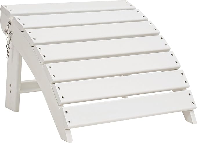 Sundale Outdoor Folding Plastic Adirondack Ottoman, All-Weather Adirondack by SundaleOutdoor