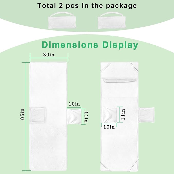 Super Soft & Thick Lounge Chair Towel Cover, Chaise Lounge Cover - Image 4