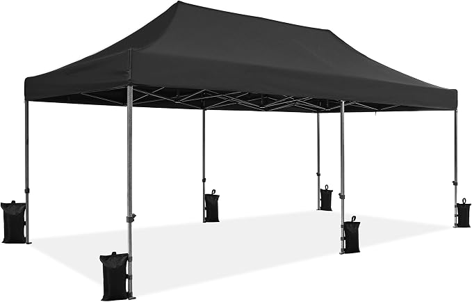 Yaheetech Heavy Duty Pop Up Canopy Tent, 10x20 Commercial Instant Shelter Tent by Yaheetech
