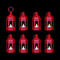 LLQ 8Pcs Mini Moroccan Lantern Decor by LLQ-LuckLifeQuality