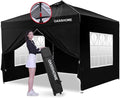 OASISHOME One Push Setup Pop-up Gazebo Portable Canopy Tent 10'x10', by OASISHOME