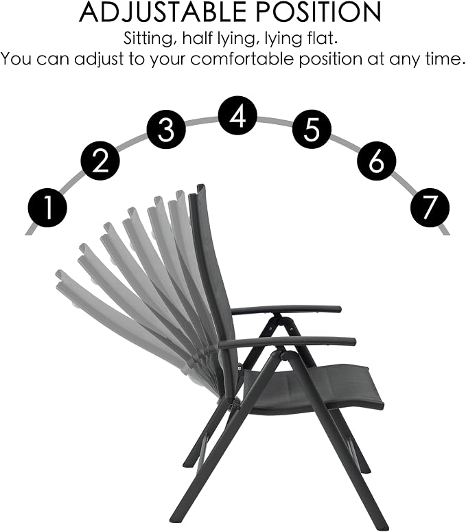 Kozyard Coolmen 2-Pack Outdoor Patio Dining Chair Set - Image 5