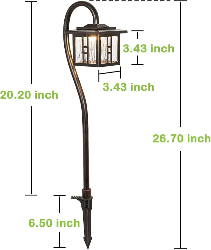 hykolity Low-Voltage Outdoor Integrated LED Landscape Lighting, 3W 185LM - Image 5
