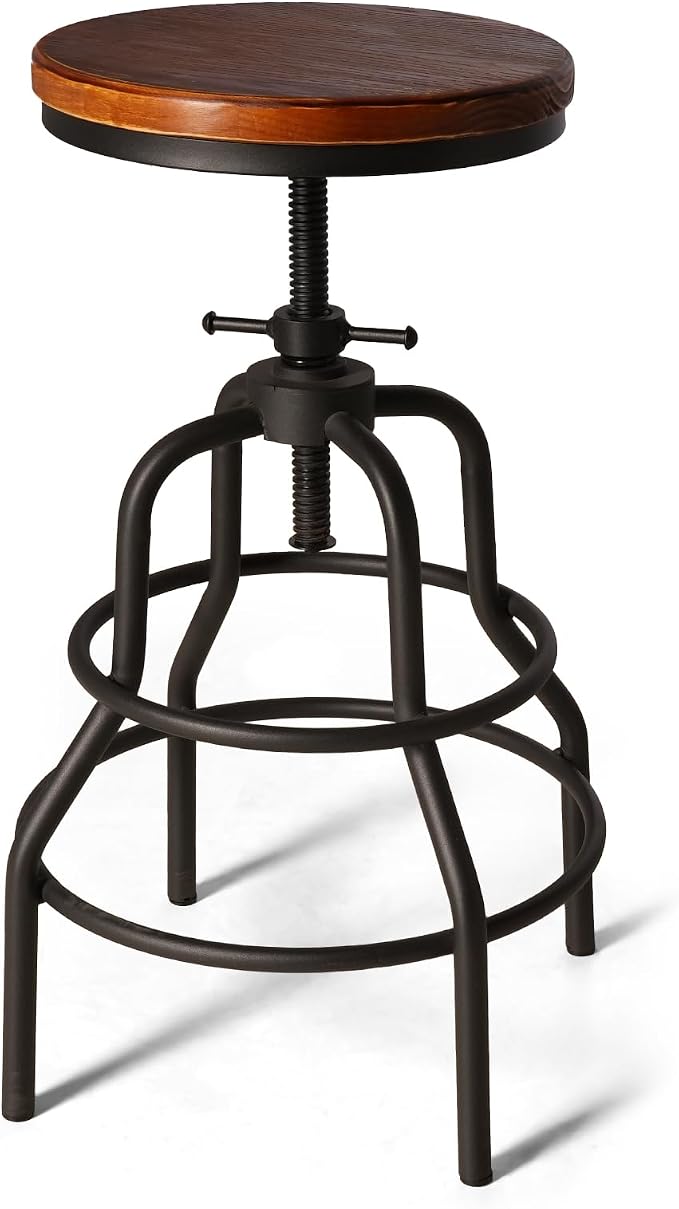 LOKKHAN Vintage Industrial Barstools - Image 9