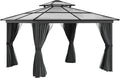 Outsunny 10' x 10' Hardtop Gazebo Canopy by Outsunny