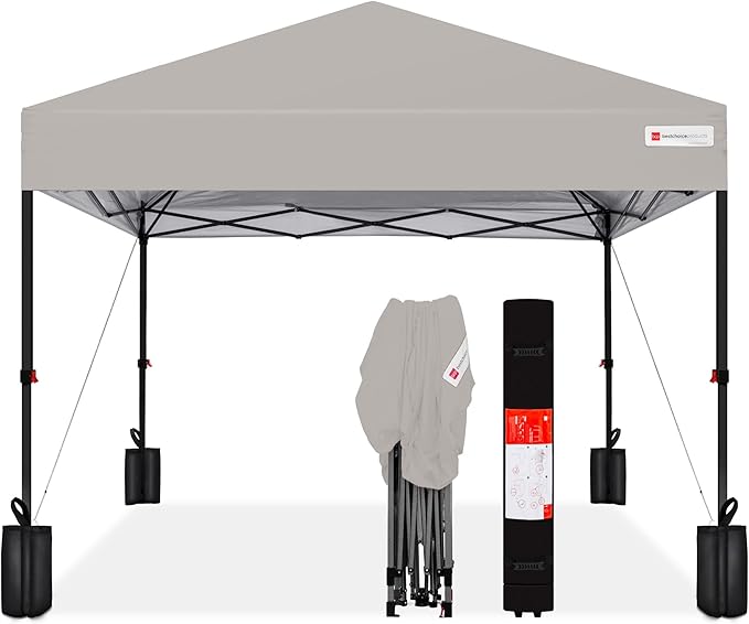 Best Choice Products 10x10ft Pop Up Canopy Tent, Outdoor Shade, 1 Person 1 by BestChoiceProducts