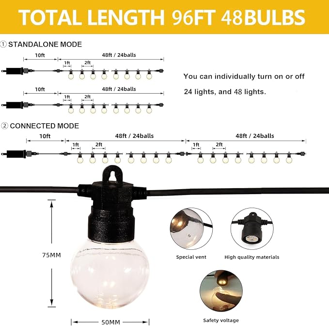 PURPLE LEAF 14' X 24' Outdoor Hardtop Gazebo Patio Wide Aluminum Frame - Image 8