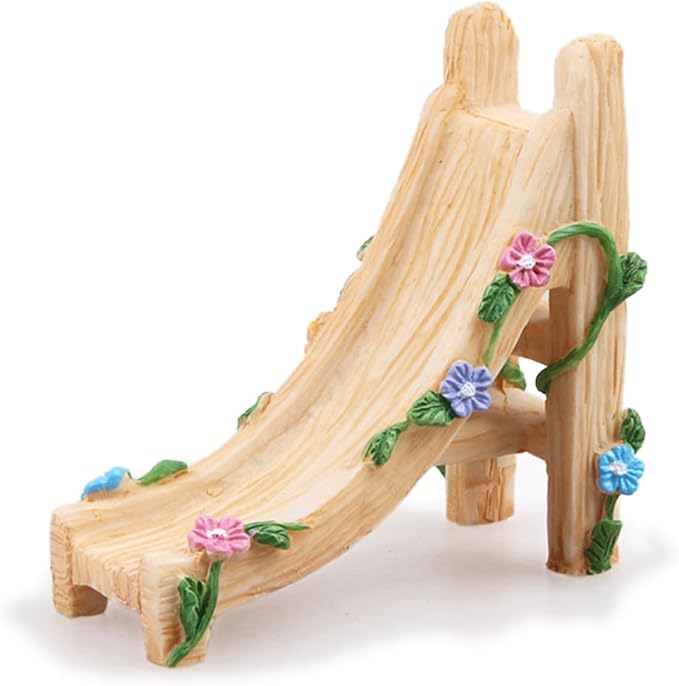 Kai Dream Miniature Fairy Garden Accessories, Resin Slide, 2.8 * 1.4 * 2.8 by KaiDream