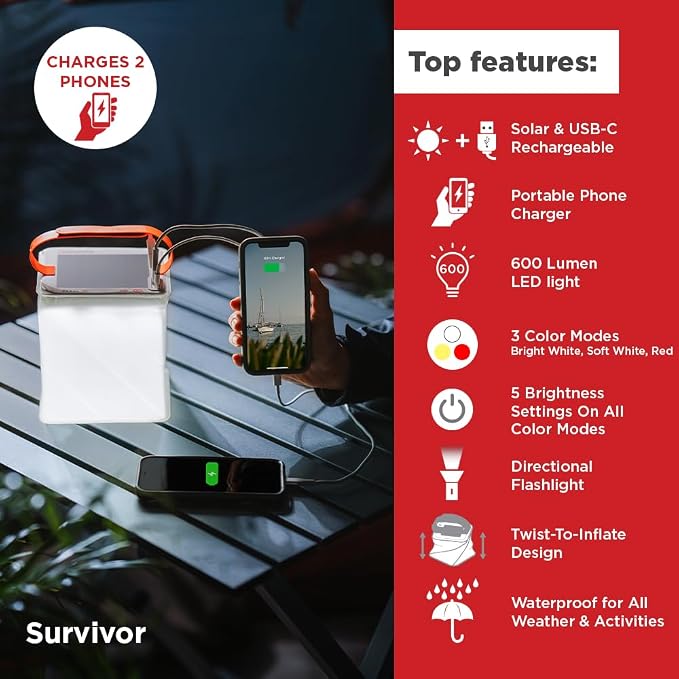LuminAID Survivor Solar Lantern - Image 2