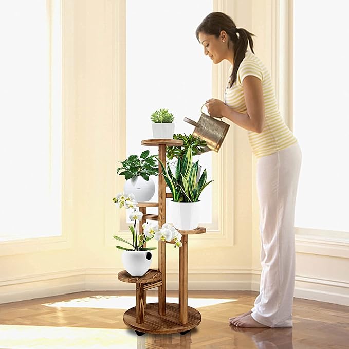 GEEBOBO 5 Tiered Tall Plant Stand - Image 2