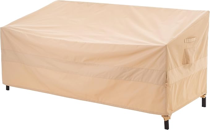 WJ-X3 Patio Sofa Covers Waterproof, 3-Seater Heavy Duty Lawn Couch Covers UV by WJ-X3