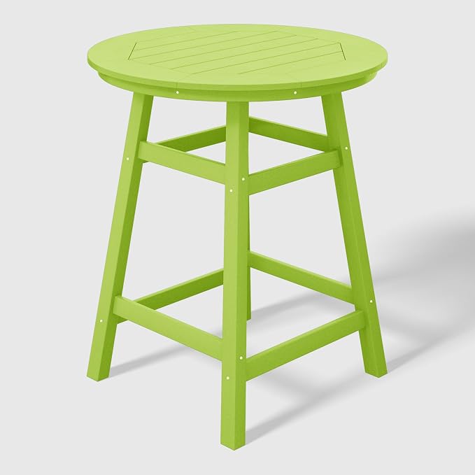 WestinTrends Malibu 5-Piece HDPE Outdoor Patio Dining Bar Bistro Table Set - Image 5