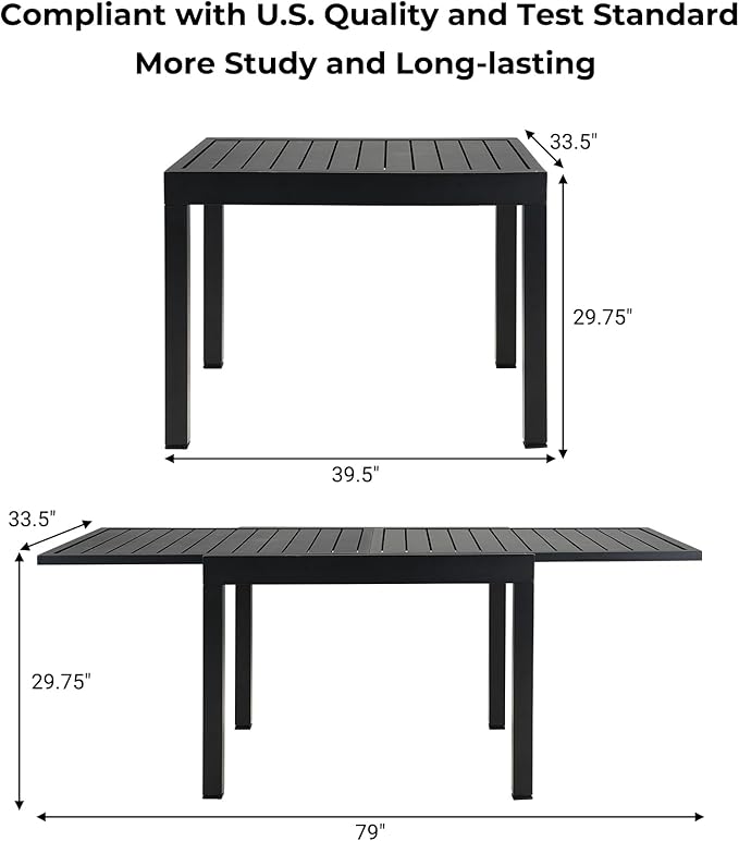 Grand patio 7-Piece Outdoor Dining Set - Image 7