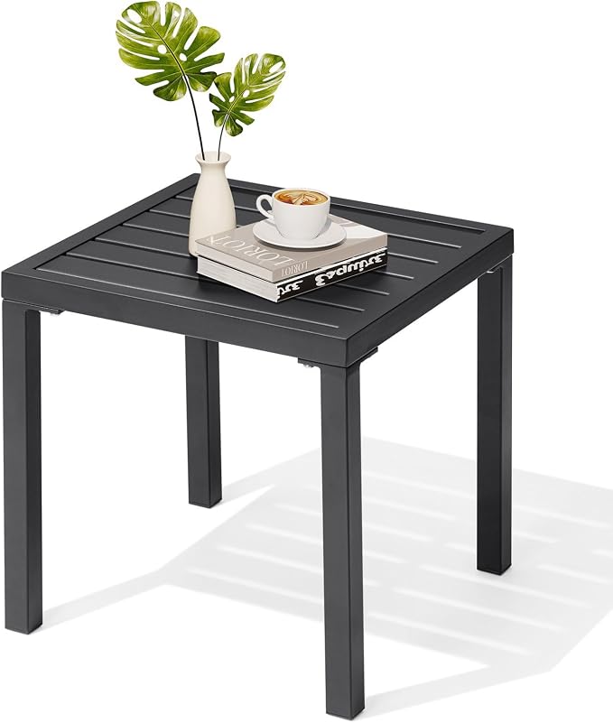 Crestlive Products Outdoor Side Table, Weather Resistant Design by CrestliveProducts