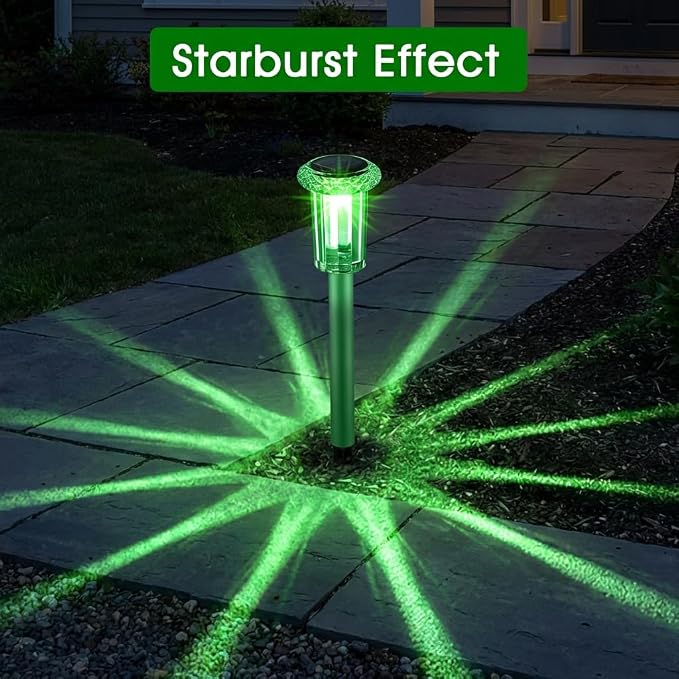 Solar Outdoor Lights, St Patricks Day 10 Pack Solar Pathway Lights Outdoor - Image 3