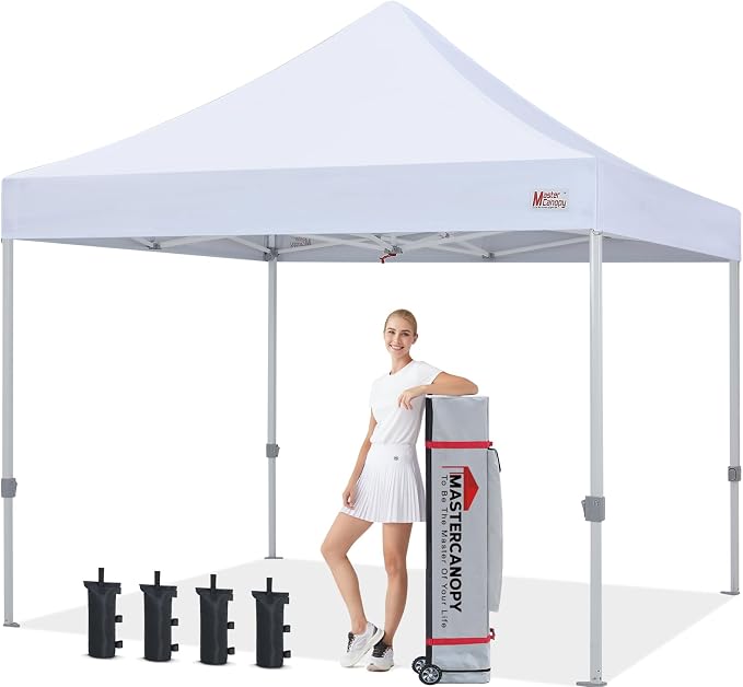MASTERCANOPY Pop Up Canopy Tent Commercial Grade 10x10 Instant Shelter by MASTERCANOPY