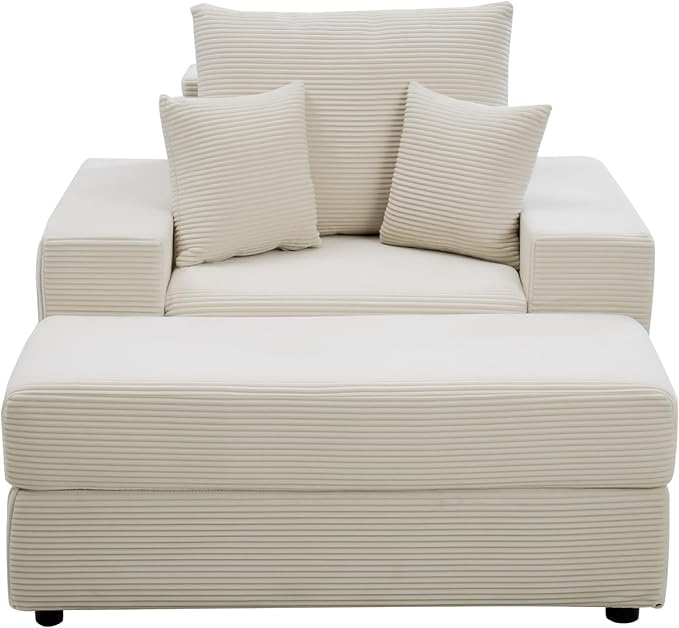 VEVOR Chaise Lounge Chair, 44 in Boneless Modular Chaise Lounge Indoor - Image 11