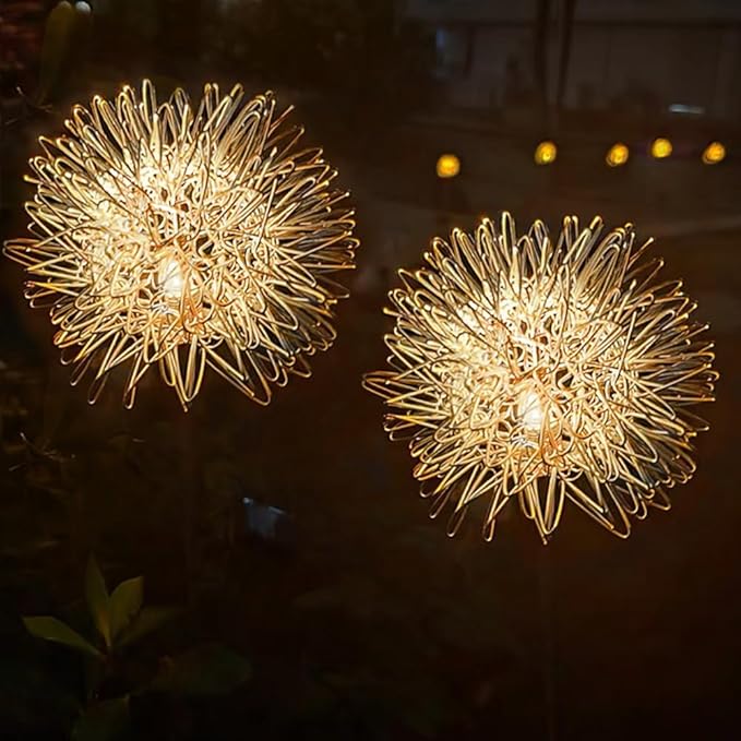 GUOCHENG Dandelion Solar Garden Lights Waterproof Outdoor LED Landscape Lights - Image 5
