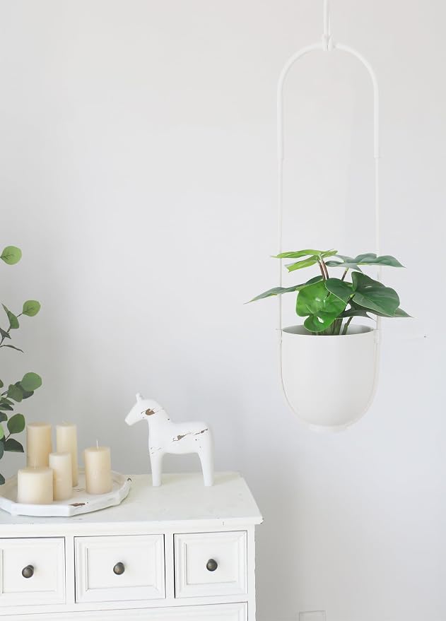 Boho Hanging Planter for Indoor Outdoor Plants Modern Wall and Ceiling Hanging - Image 3