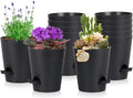 12 Pack 4 Inch Self Watering Plant Pots by zople