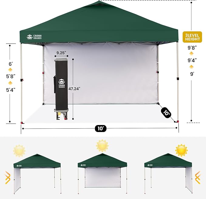 CROWN SHADES 10x10 Pop Up Canopy - Image 3