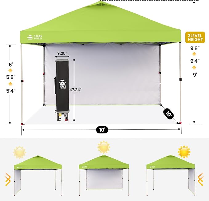 CROWN SHADES 10x10 Pop Up Canopy - Image 3